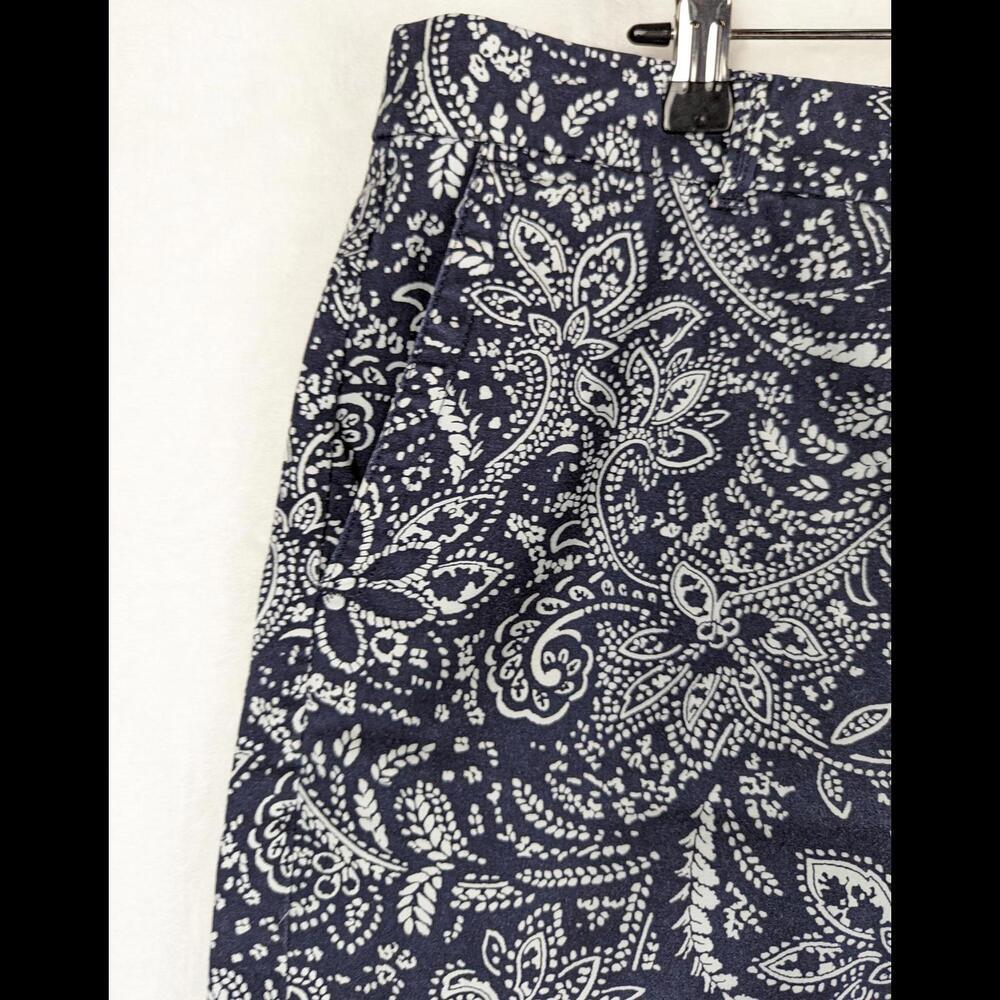 Talbots the Weekend Shorts Women's 16 Navy Blue White 6.5" Short - Picture 4 of 12